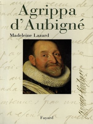 cover image of Agrippa d'Aubigné